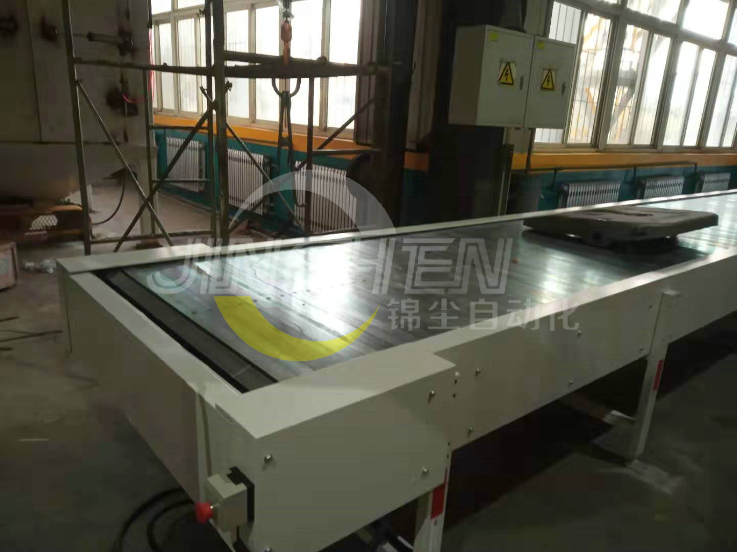 鋼板輸送機，板鏈輸送機